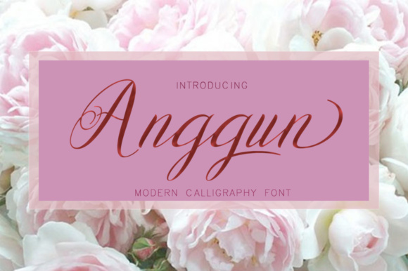 Anggun Script: The Perfect Handwritten Font for Boutique Branding