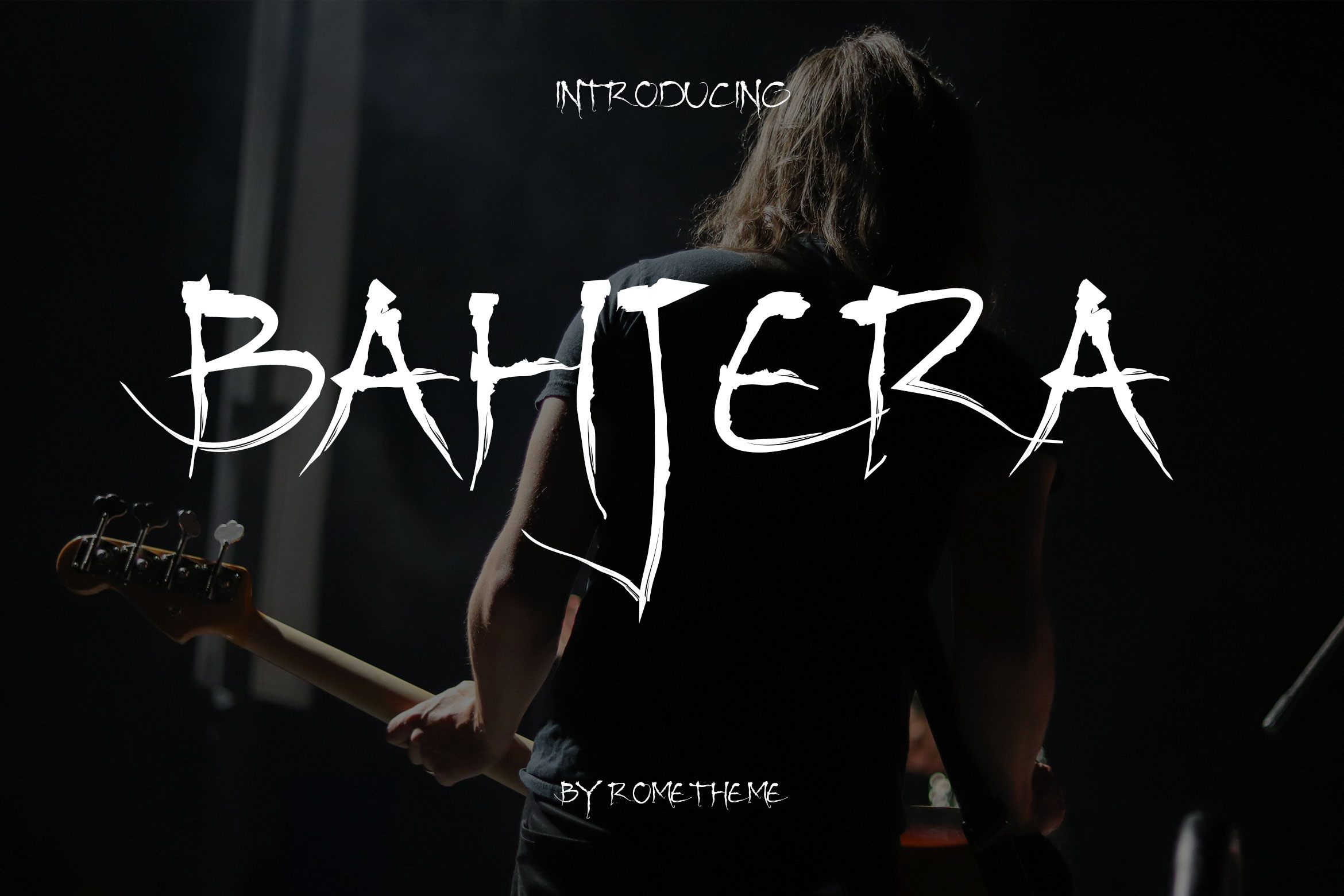 Bahjera Handdrawn Font for Urban Branding and Craft Projects