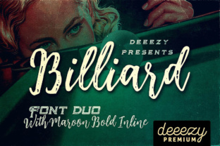 Billiard Font Duo for Modern Web Design Projects