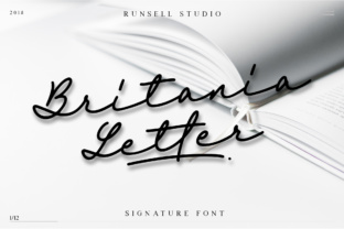Britania Letter Typeface Review for Editorial Design