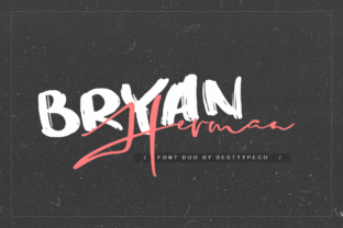 Bryan Herman: A Fresh Handmade Calligraphy Font for Creative Makers