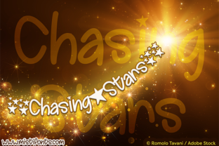 Chasing Stars: A Fun Handwriting Font for Editorial Projects