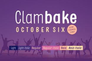 Clambake October Six Typeface Review for Brand Identity