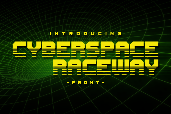 Cyberspace Raceway: The Futuristic Display Font for Digital Campaigns