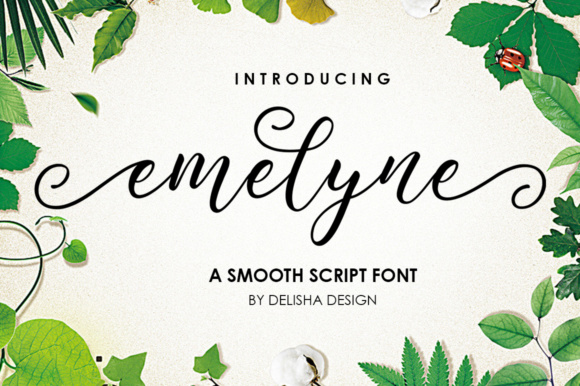 Emelyne Script Font Review: A Modern Calligraphy Typeface for Brand Identity