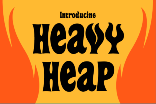 Heavy Heap Display Typeface for Bold Campaign Visuals