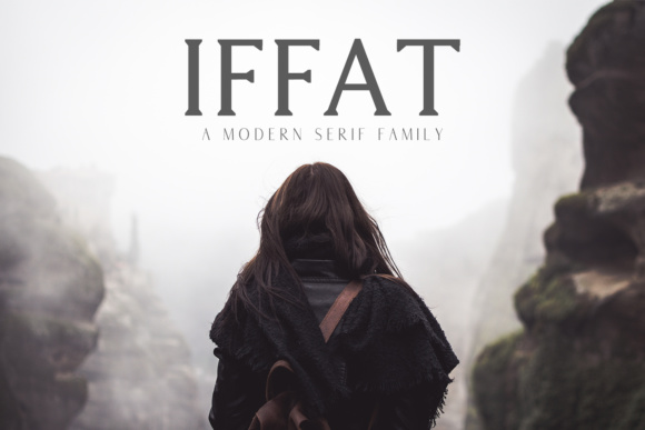 Iffat: A Premium Serif Typeface for High-Impact Campaign Design