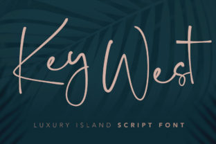 Key West Script Typeface for Handmade Branding