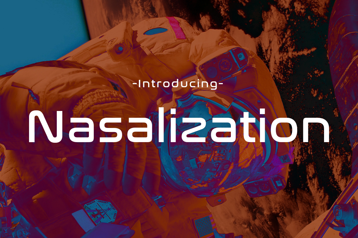 Nasalization: The Space-Age Display Font for Modern Campaigns