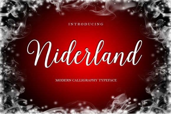Niderland Script: A Modern Handwritten Typeface for Editorial Design