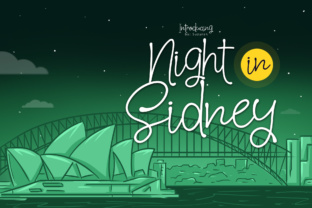 Night in Sidney: The Elegant Script Font for High-Converting Brand Visuals