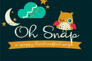 Oh Snap: A Hand-Crafted Script for Editorial Design
