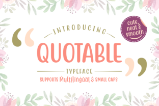 Quotable: The Perfect Script Handwritten Font
