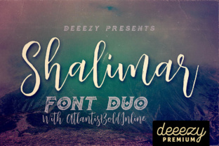 Shalimar Font Duo: A Retro Script for Editorial Design