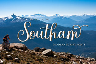 Southam: A Modern Script Typeface for Editorial Design