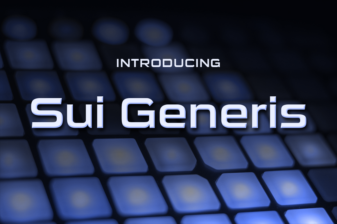 Sui Genesis Typeface Review for Modern Branding