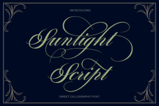 Sunlight Script for Elegant Brand Identity and Packaging