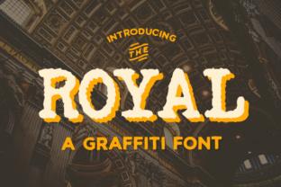 The Royal: A Textured Graffiti Typeface for Bold Small Business Branding