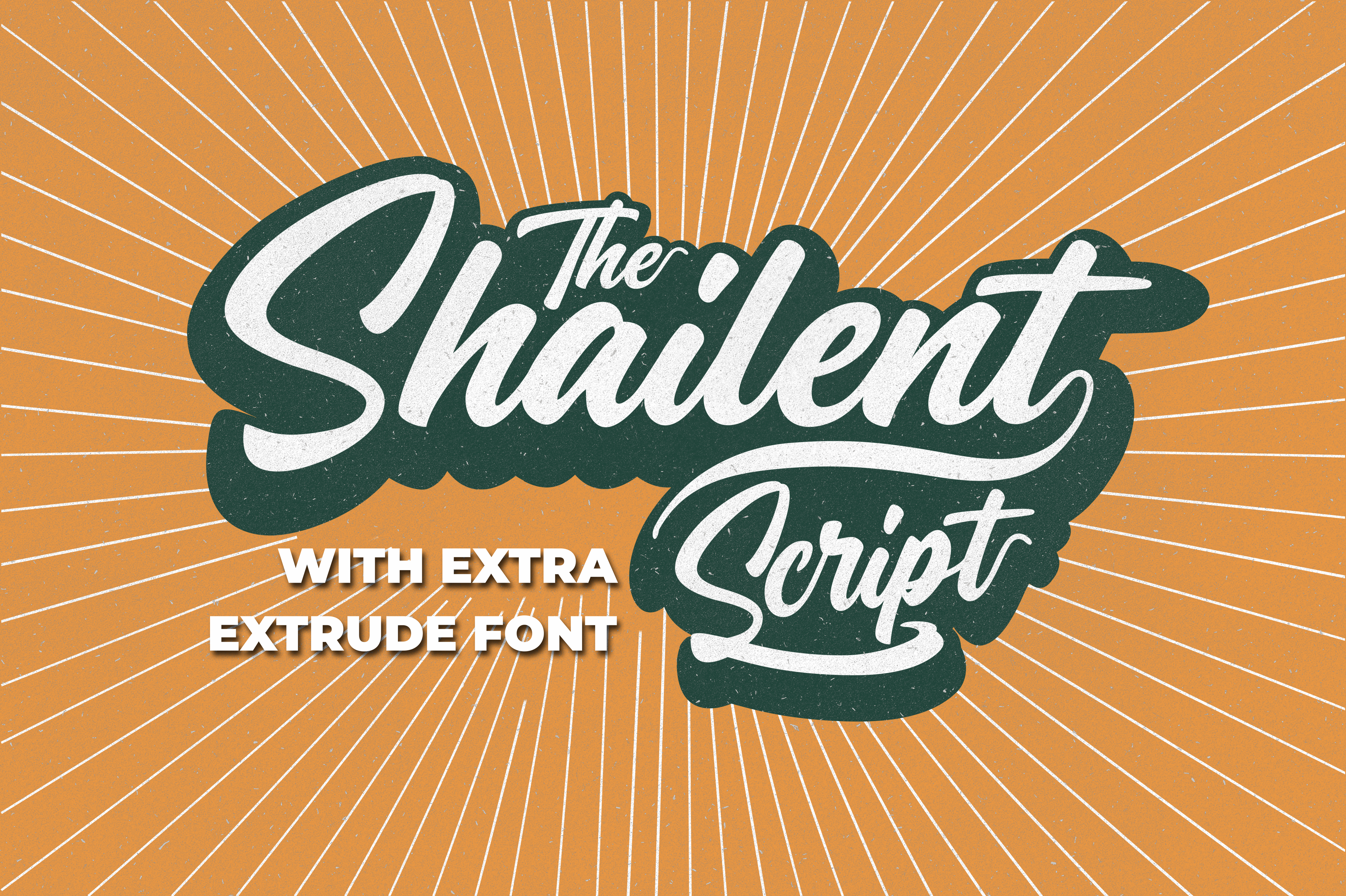 The Shailent Font: A Bold Script for Creative Brands