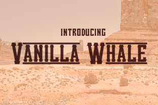 Vanilla Whale: The Retro Display Typeface for Scroll-Stopping Campaigns