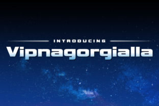 Vipnagorgialla Typeface for Futuristic Branding Projects