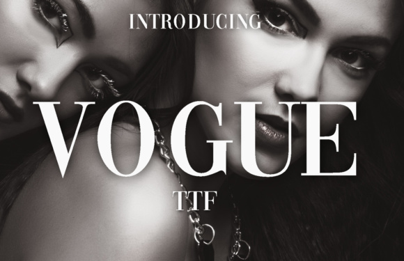 Vogue Typeface: Elegant Serif Fonts for Fashion Branding